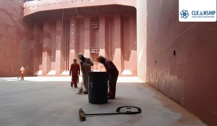 Hold Cleaning in Mumbai port