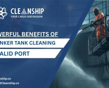 Oil tanker tank cleaning in Khalid Port ensuring safety and efficient cargo handling