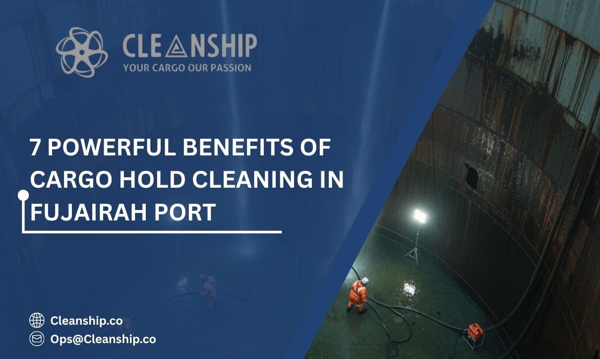 Cargo hold cleaning in Fujairah Port for safe and efficient shipping operations
