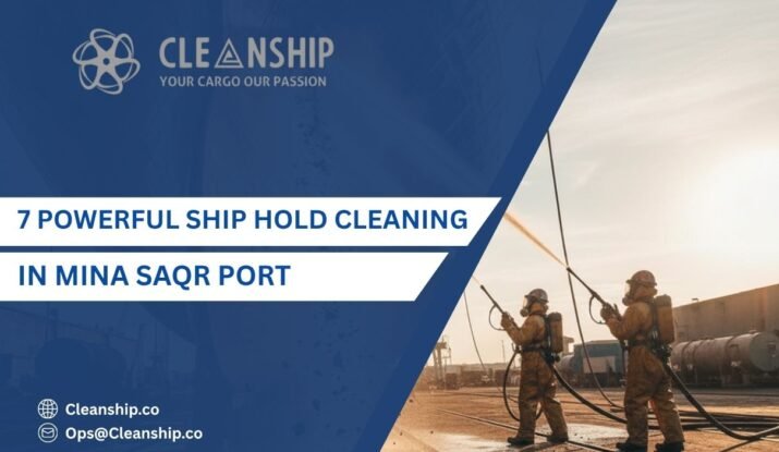 Ship hold cleaning in Mina Saqr Port for safe and efficient cargo operations