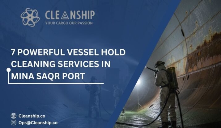 Vessel hold cleaning services in Mina Saqr Port for safe cargo operations