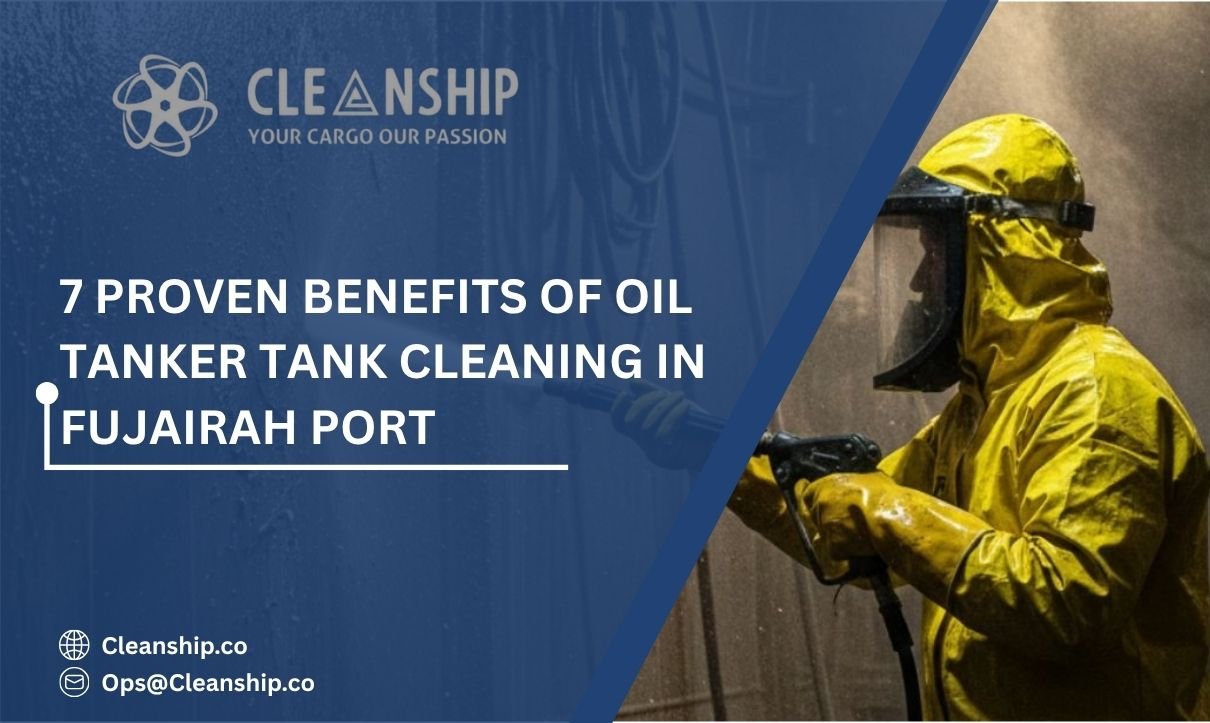 Oil tanker tank cleaning in Fujairah Port for safe and efficient operations