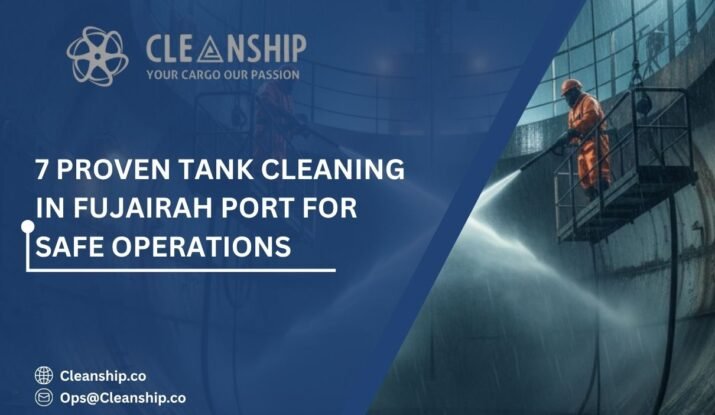 Tank cleaning in Fujairah Port for safe and efficient marine operations