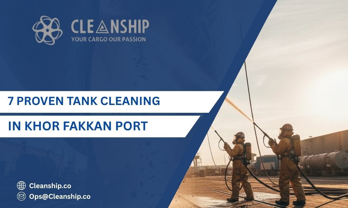 Tank cleaning in Khor Fakkan Port for safe and efficient marine operations