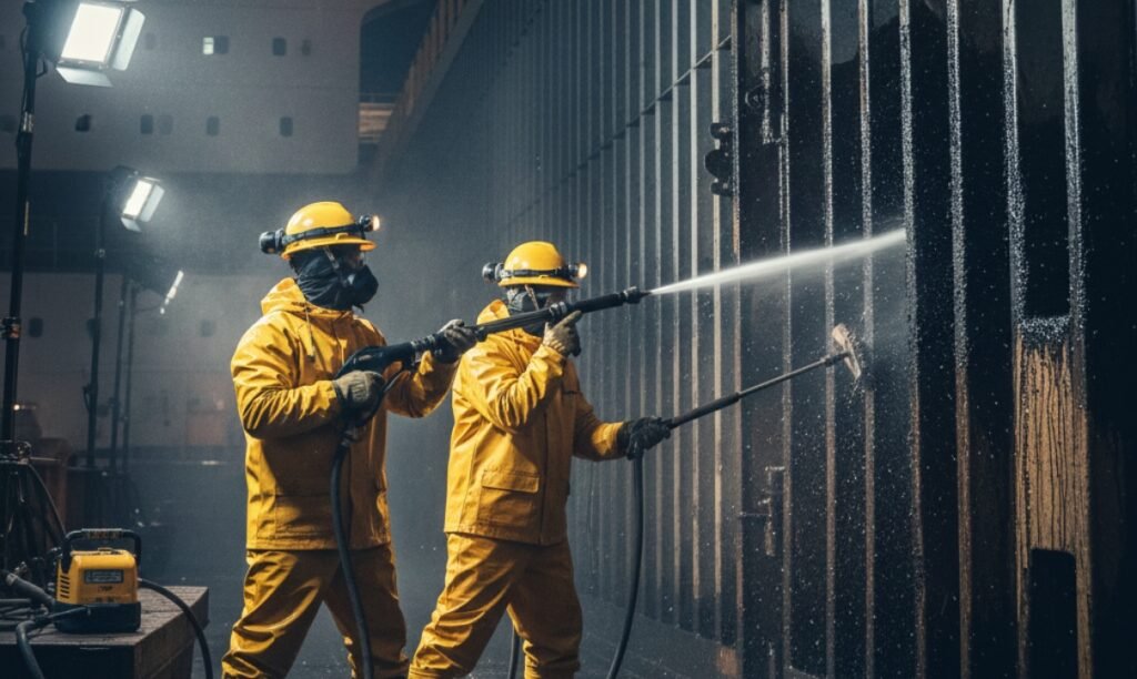 Bulk Carrier hold cleaning in Dubai operations