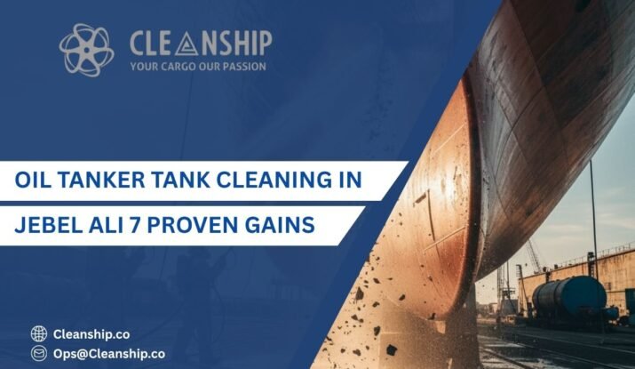 Oil tanker tank cleaning in Jebel Ali Port for safe and efficient operations