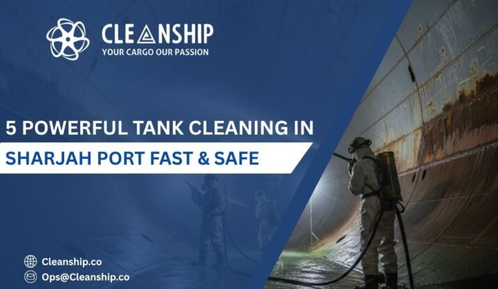 Tank cleaning in Sharjah Port for fast and safe marine operations