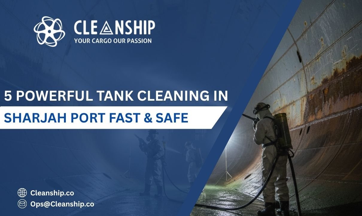 Tank cleaning in Sharjah Port for fast and safe marine operations