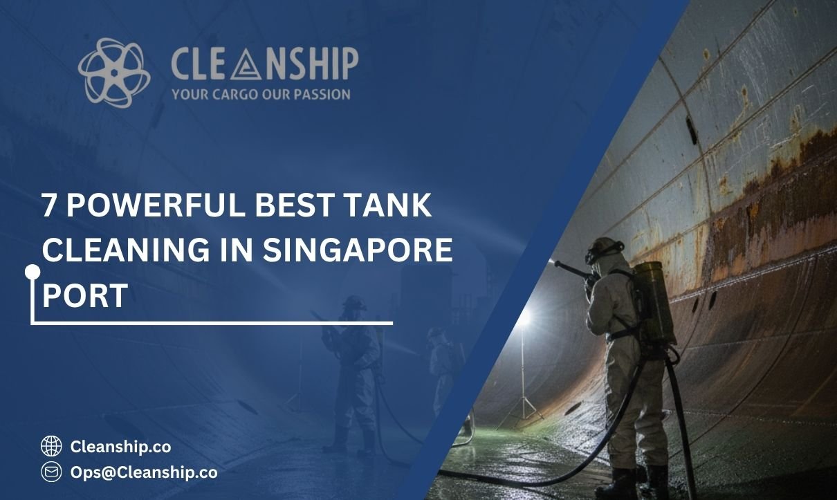 Tank cleaning in Singapore Port for safe and efficient marine operations