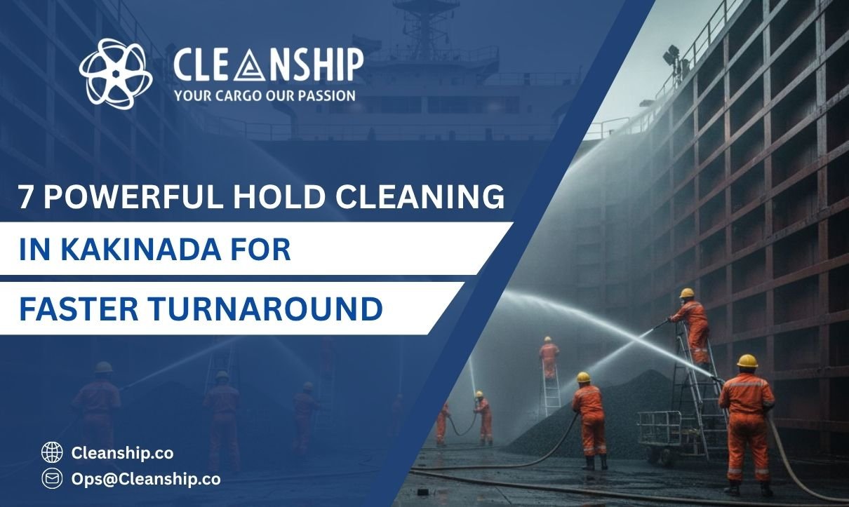 Hold cleaning in Kakinada Port for faster and efficient cargo turnaround