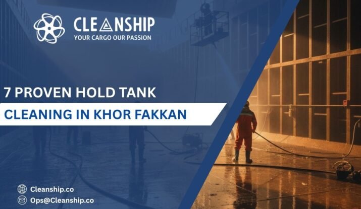 Hold tank cleaning in Khor Fakkan Port for safe and efficient operations