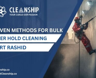 Bulk carrier hold cleaning in Port Rashid for safe and efficient cargo operations