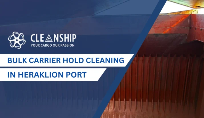 Bulk Carrier Hold Cleaning in Heraklion Port