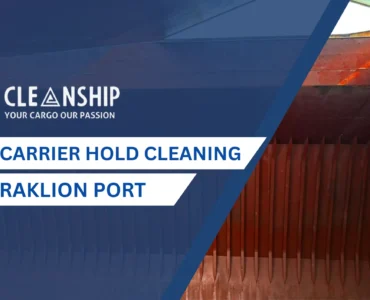 Bulk Carrier Hold Cleaning in Heraklion Port