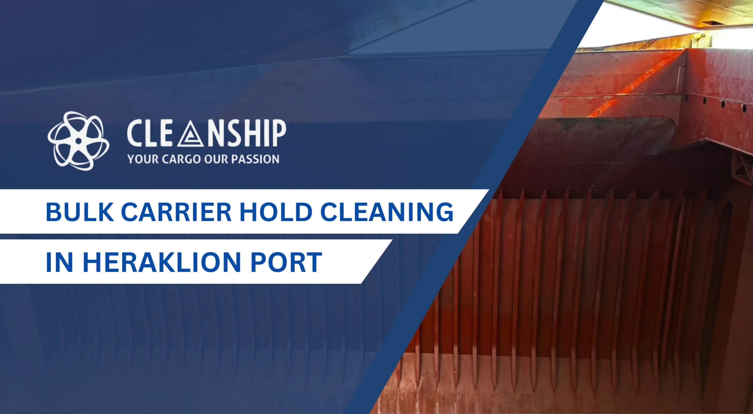 Bulk Carrier Hold Cleaning in Heraklion Port