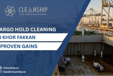 Cargo hold cleaning in Khor Fakkan operations