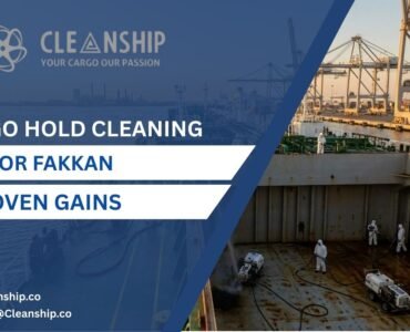 Cargo hold cleaning in Khor Fakkan operations