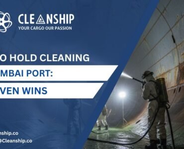 Cargo hold cleaning at Mumbai Port for safe and efficient shipping operations