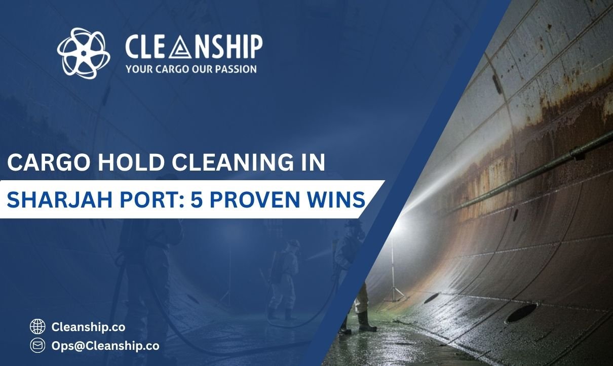 Cargo hold cleaning in Sharjah Port for safe and efficient shipping operations