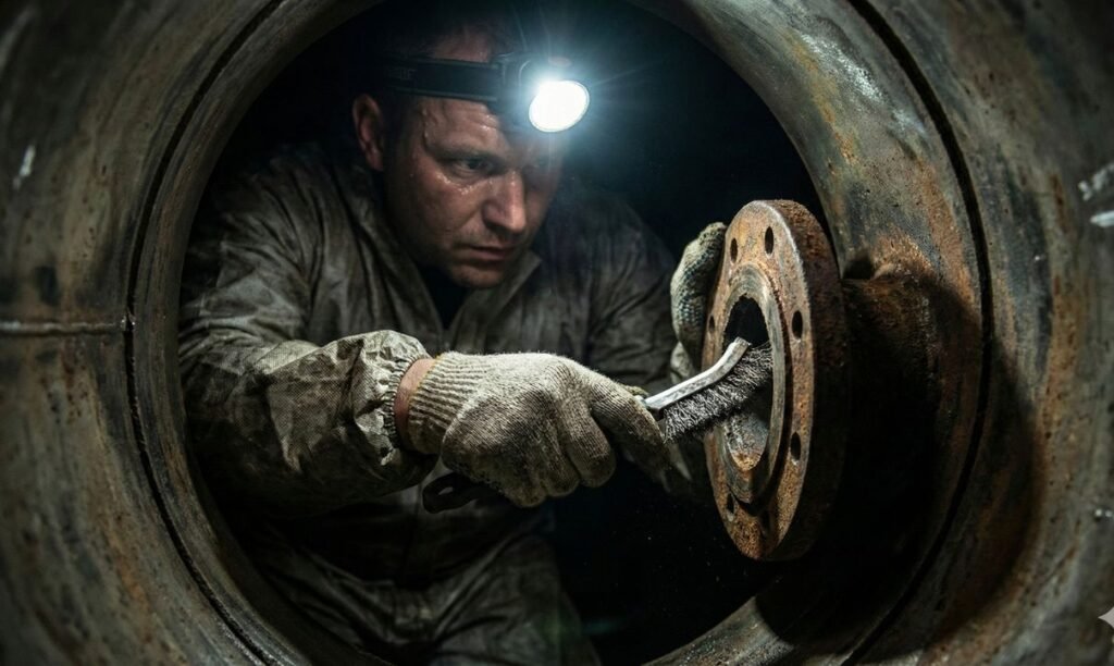 Tank Cleaning in Port Rashid improves safety and compliance