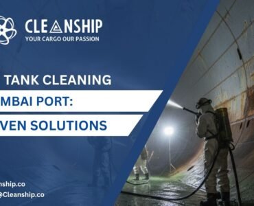 Hold tank cleaning at Mumbai Port for safe and efficient shipping operations