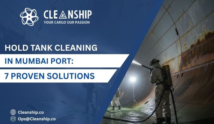 Hold tank cleaning at Mumbai Port for safe and efficient shipping operations