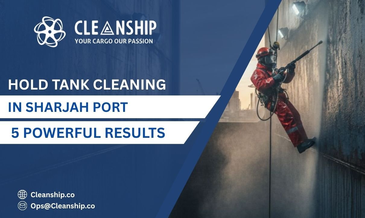 Hold tank cleaning in Sharjah Port for safe and efficient shipping operations