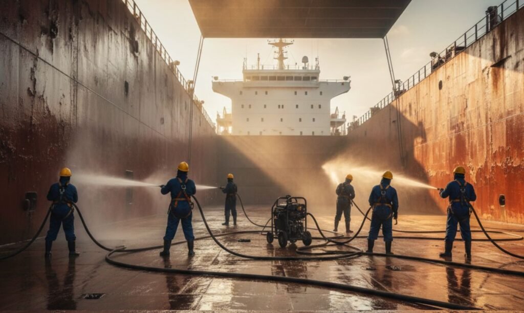 Hold Cleaning in Mumbai Port