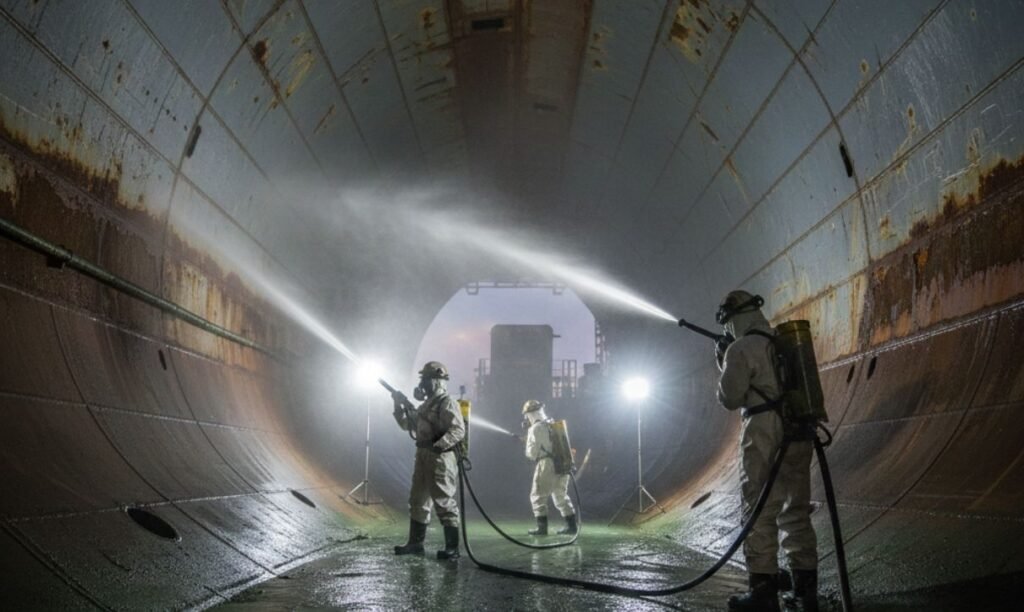 Hold Tank Cleaning in Heraklion Port