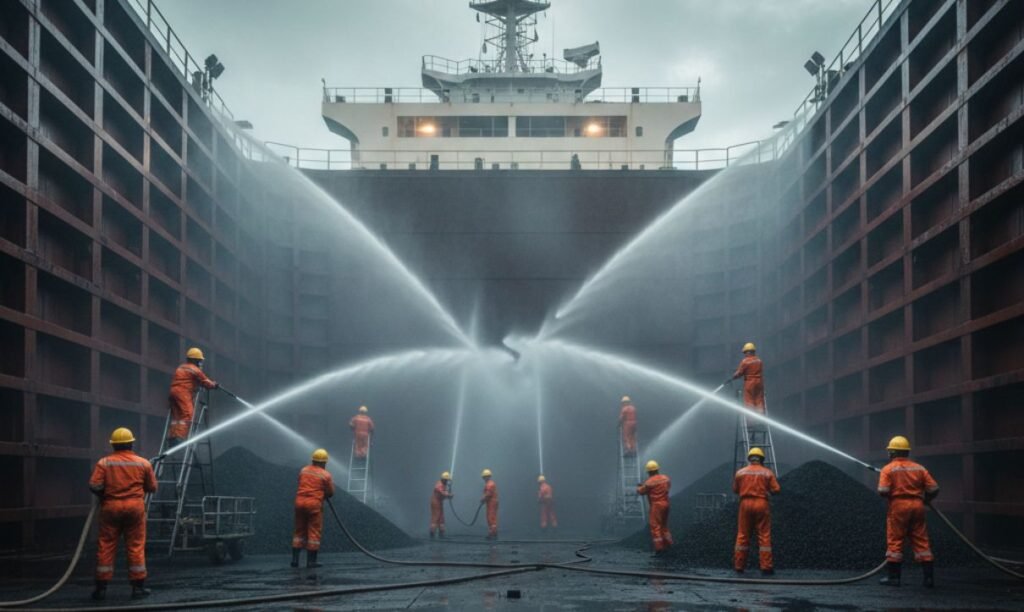 Vessel Hold Cleaning Services in Chios