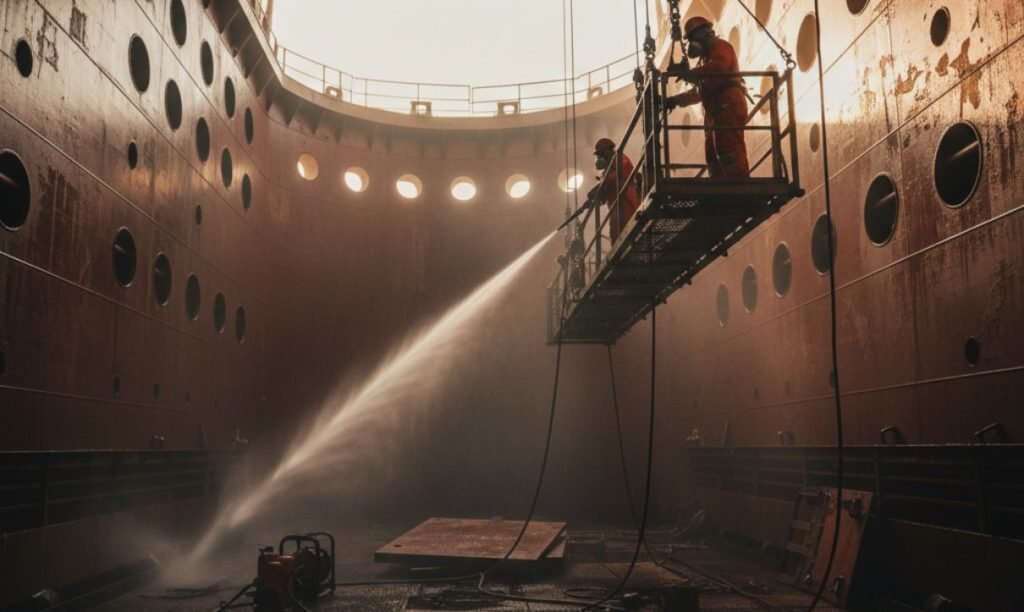Hold Tank Cleaning in Athens Port