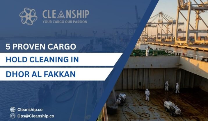 Cargo hold cleaning in Dhor Al Fakkan operations