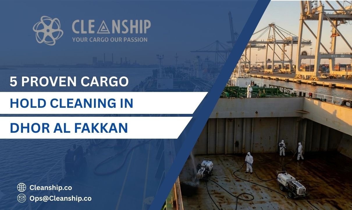 Cargo hold cleaning in Dhor Al Fakkan operations
