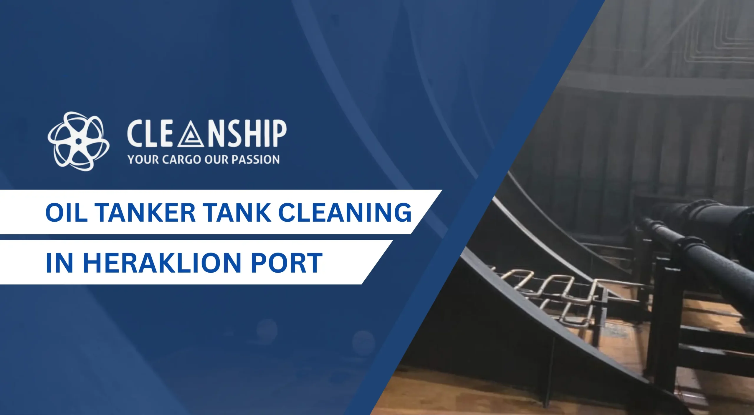 Oil Tanker Tank Cleaning in Heraklion Port