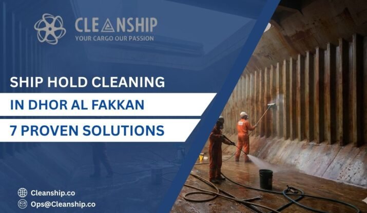 Ship hold cleaning in Dhor Al Fakkan operations