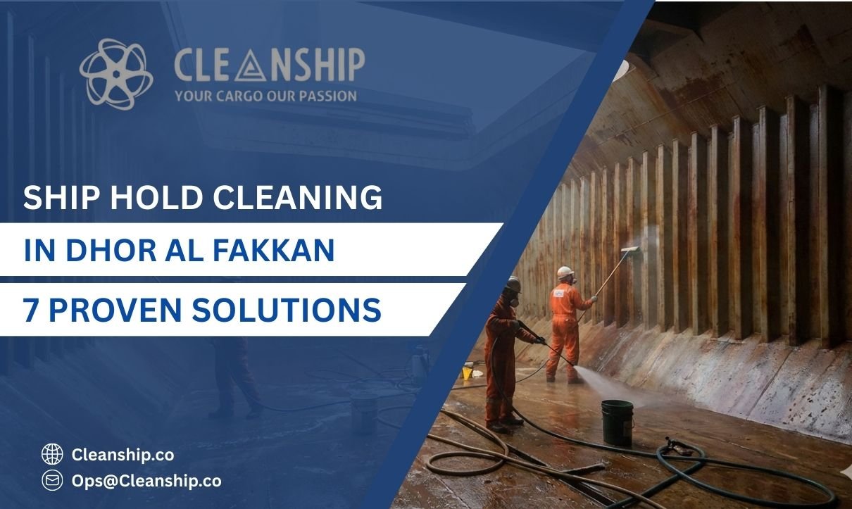 Ship hold cleaning in Dhor Al Fakkan operations