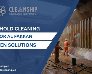 Ship hold cleaning in Khor Al Fakkan port operations