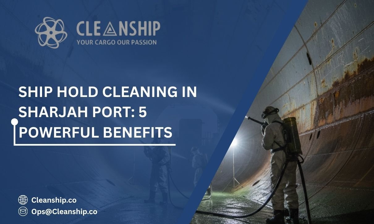 Ship hold cleaning in Sharjah Port for safe and efficient cargo operations