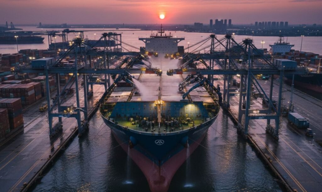 Tank cleaning services at Chennai port