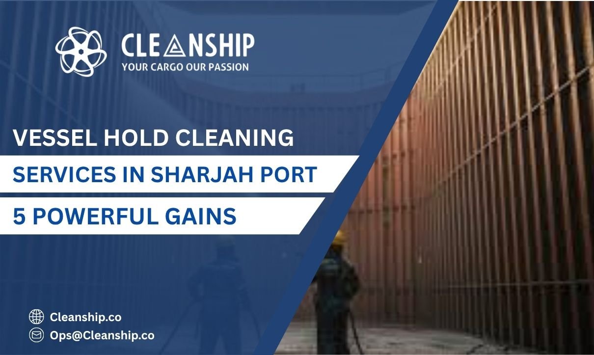 Vessel hold cleaning services in Sharjah Port for safe cargo operations