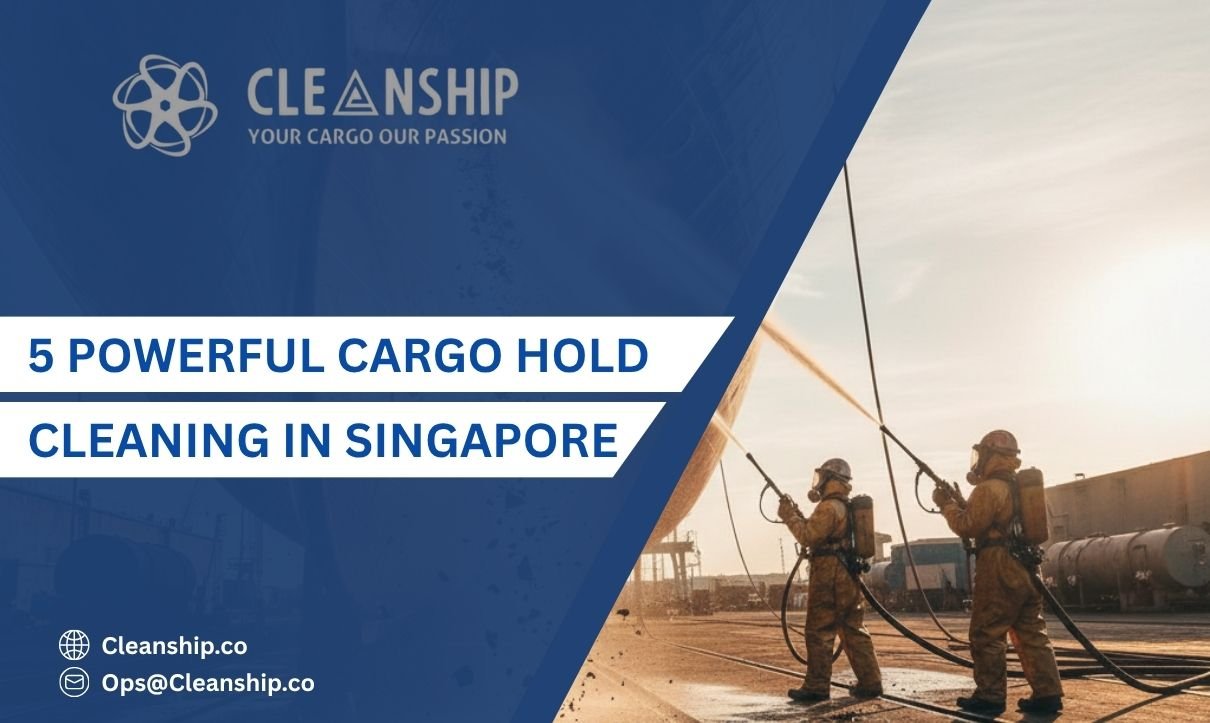 Cargo hold cleaning in Singapore Port for safe and efficient cargo operations