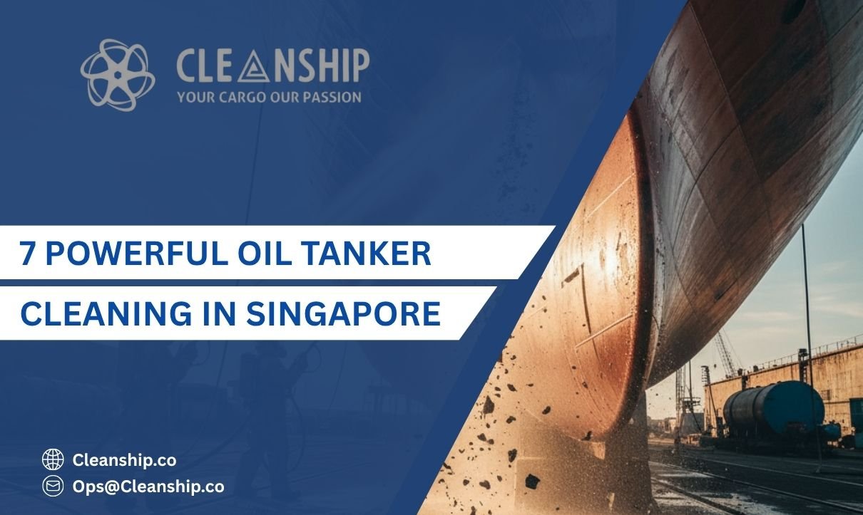 Oil tanker tank cleaning in Singapore Port for safe and efficient operations