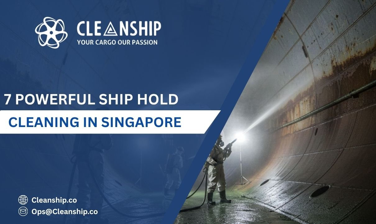 Ship hold cleaning in Singapore Port for safe and efficient cargo operations