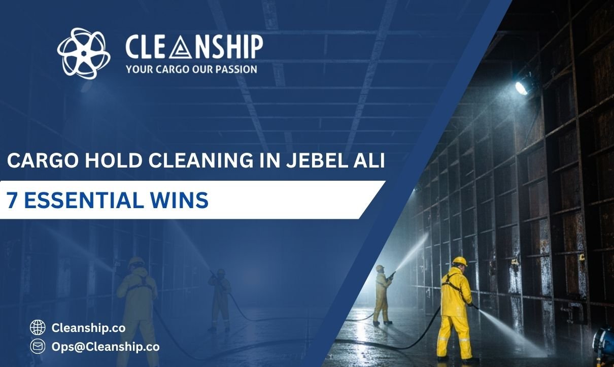 Cargo hold cleaning in Jebel Ali Port for safe and efficient shipping operations