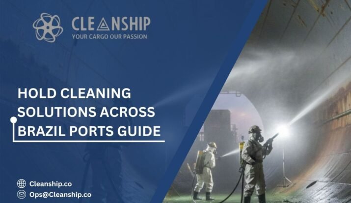 Cargo hold cleaning at Brazil ports for safe shipping operations