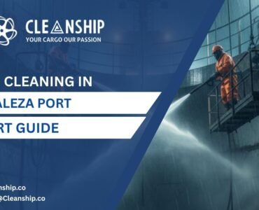 Cargo hold cleaning operations at Fortaleza Port for safe and efficient shipping