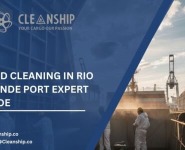 Cargo hold cleaning at Rio Grande Port for safe and efficient shipping operations