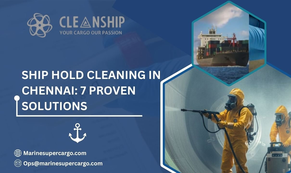 Ship hold cleaning in Chennai Port for safe and efficient cargo operations