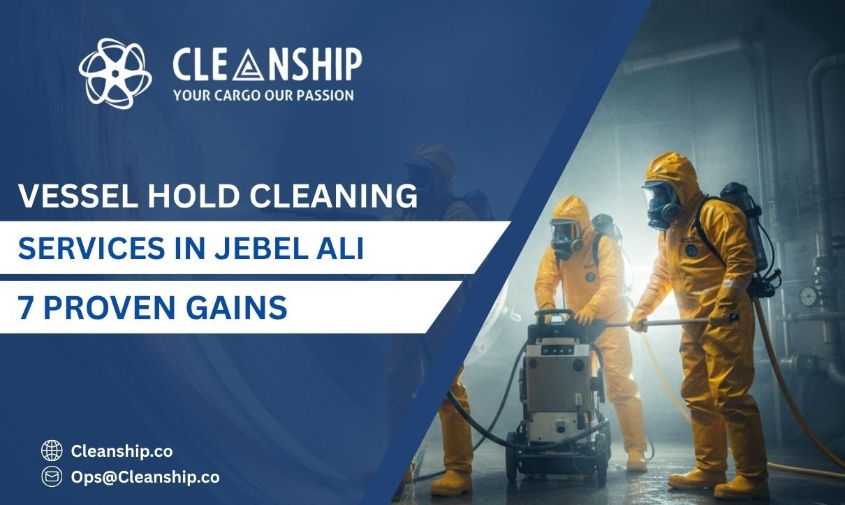 Vessel hold cleaning services in Jebel Ali Port for safe cargo operations