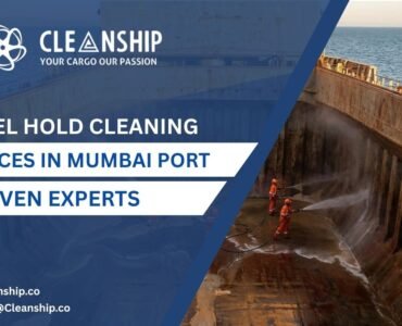 Vessel hold cleaning at Mumbai Port for safe and efficient cargo operations